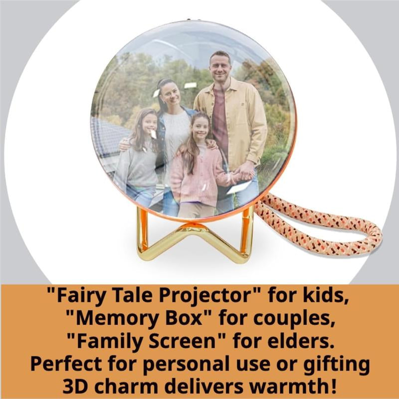 Transform Your Memories with the 3D Digital Crystal Ball Video Player – A Customizable Display Sphere for Cherished Family Moments, Romantic Anniversaries, and Adorable Pet Memories